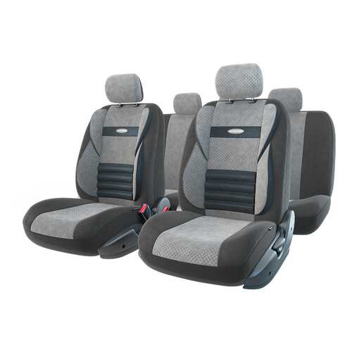 Комплект чехлов на сиденья Autoprofi Comfort Combo CMB-1105 BK/D.GY (M) в Роснефть