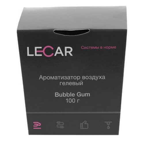 Ароматизатор возздуха LECAR гелевый Bubble Gum 100 гр. (баночка) LECAR000172412 в Роснефть