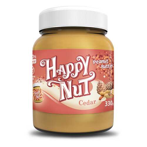 Арахисовая паста Happy Nut Cedar с кедром 330 г в Роснефть