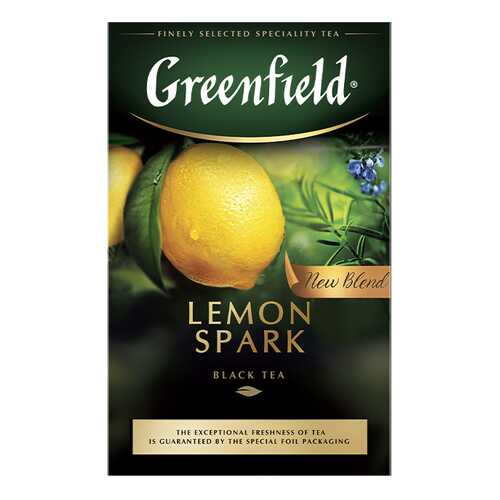 Чай черный листовой Greenfield Lemon Spark 100 г в Роснефть