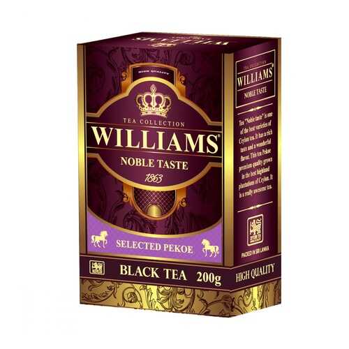 Чай Williams Noble Taste черный 200 г в Роснефть