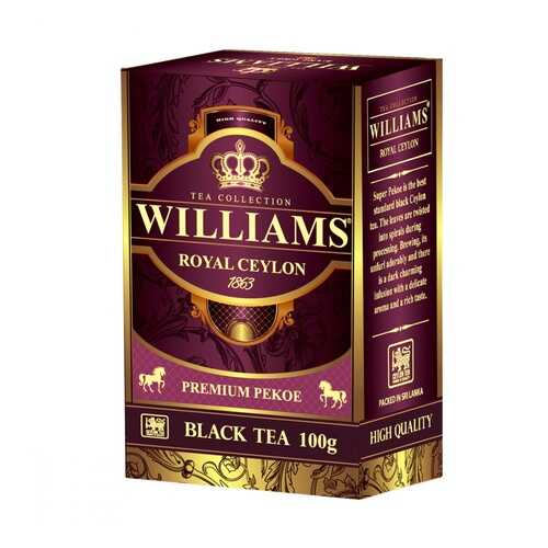 Чай Williams Royal Ceylon черный 100 г в Роснефть