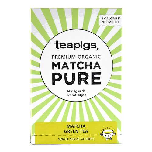 Чай зеленый Teapigs матча organic 14*1 г в Роснефть