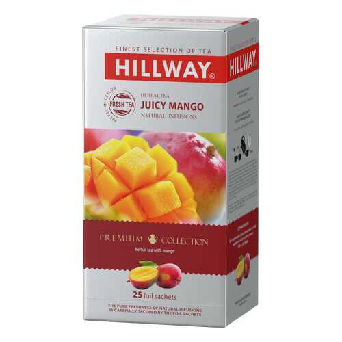 Чайный напиток с ароматом манго JUICY MANGO т.з. HILLWAY в сашетах 1,5г*25*12 (С) в Роснефть