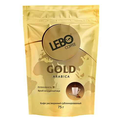 Кофе сублимированный Lebo Gold м/у 75 г в Роснефть