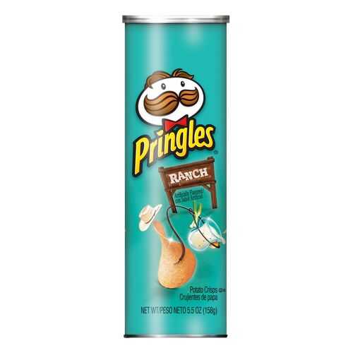 Чипсы Pringles ranch со вкусом соуса ранч 158 г в Роснефть