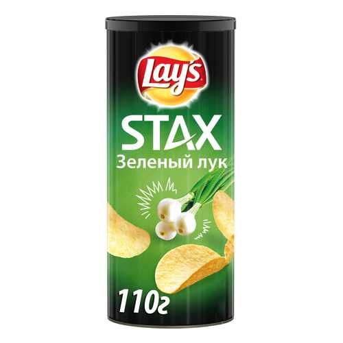 Картофельные чипсы Lays stax зеленый лук 110 г в Роснефть