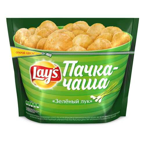 Картофельные чипсы Lays зеленый лук 240 г в Роснефть