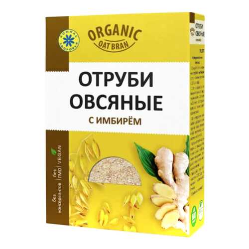 Отруби Компас Здоровья овсяные с имбирем 200 г в Роснефть