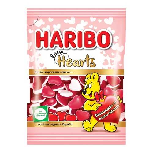 Жевательный мармелад Haribo сердечки 100 г в Роснефть