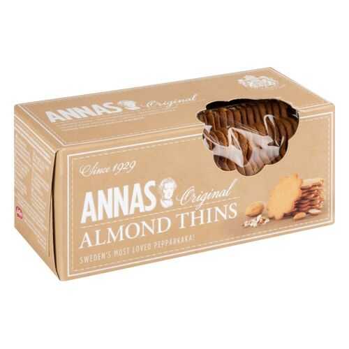 Печенье Annas original almond thins миндальное тонкое 150 г в Роснефть