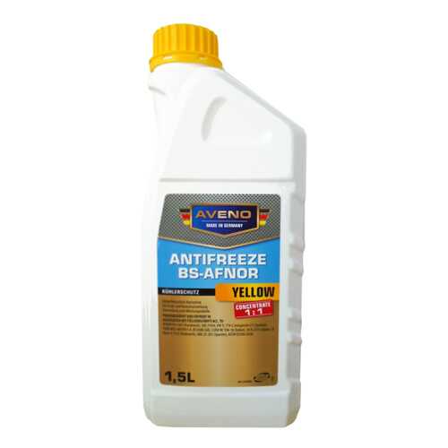 Антифриз AVENO ANTIFREEZE BS-AFNOR Желтый Концентрат 1.5л 1.81кг в Роснефть