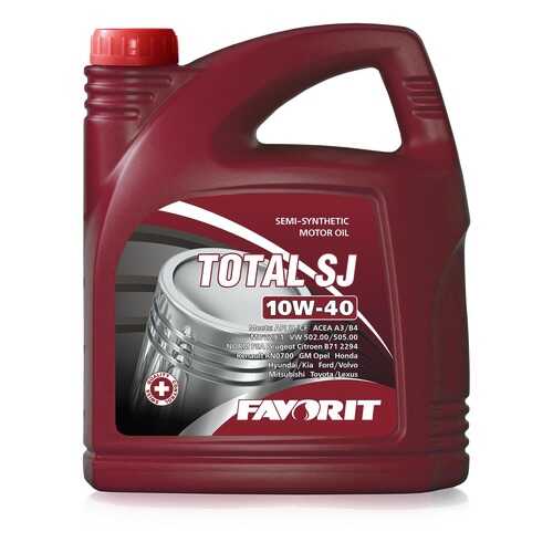 Favorit TOTAL SJ SAE 10W-40 API SJ/CF, 5л в Роснефть