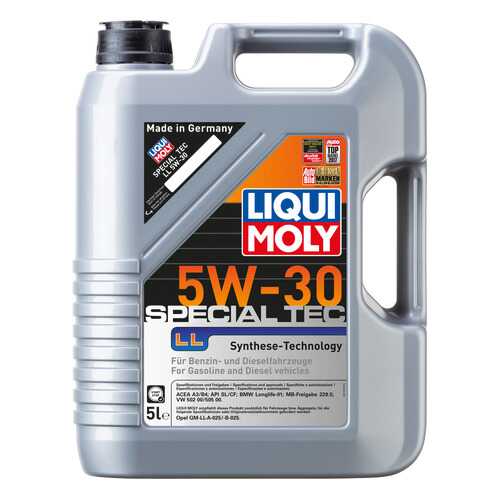 Liqui moly Масло Моторное Liqui Moly Ll Special Tec 5w-30, 5l в Роснефть