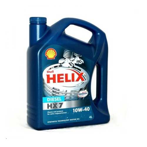 Масло моторное HELIX DIESEL HX 7 10W-40 4L SHELL арт. 550021836 в Роснефть