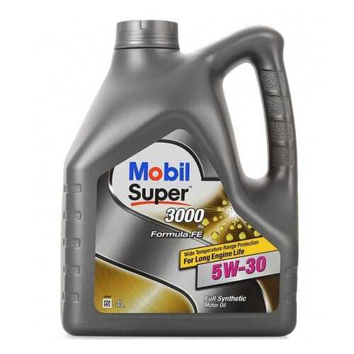 Mobil М/Масло Синтетика Mobil Super 3000 X1 Formula Fe 5w-30 4л в Роснефть