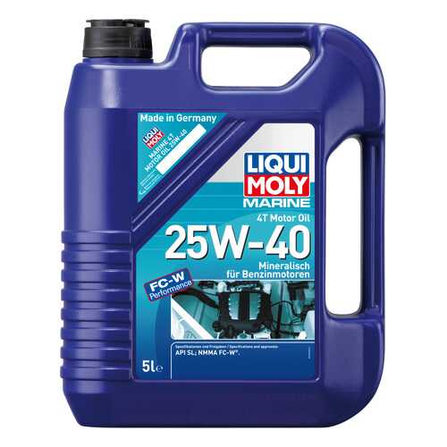 Моторное масло Liqui moly Marine 4T 25W-40 5л в Роснефть