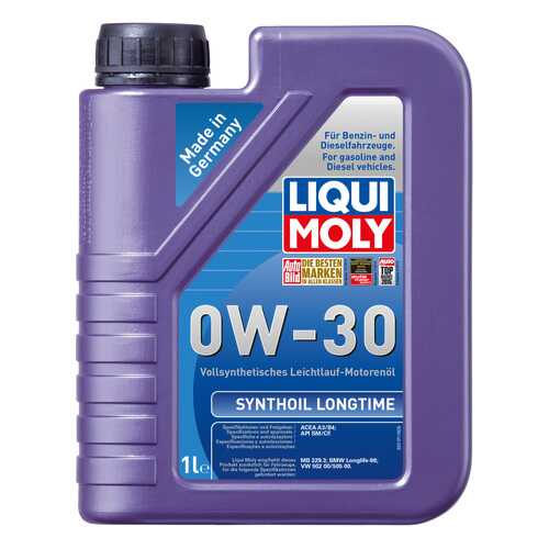 Моторное масло Liqui moly Synthoil Longtime 0W-30 1л в Роснефть