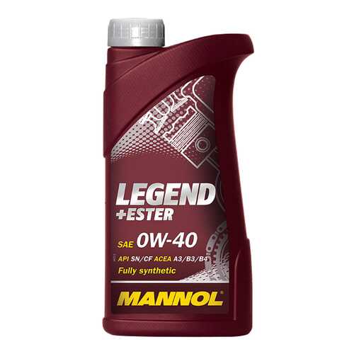 Моторное масло Mannol Legend Ester 0W-40 1л в Роснефть