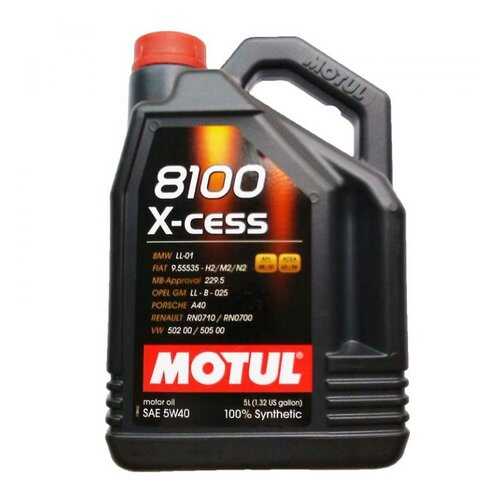 Моторное масло Motul 8100 X-cess 5w-40 5л в Роснефть