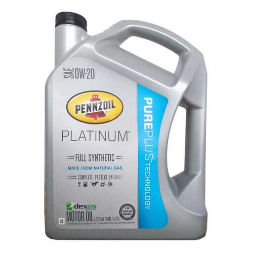 Моторное масло Pennzoil Platinum 0w-20 4,73л в Роснефть