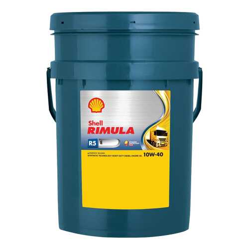 Моторное масло Shell Rimula R5 E 10W-40 20л в Роснефть