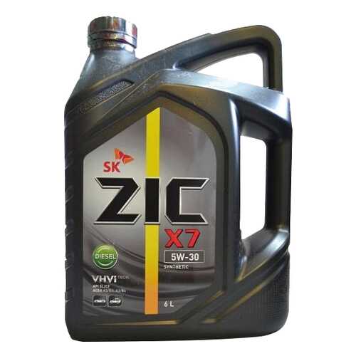 Моторное масло Zic X7 Diesel 5W-30 6л в Роснефть