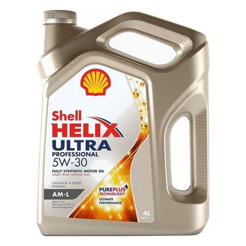 Shell Масло Моторное 5w30 Shell 4л Синтетика Helix Ultra Pro Af A5/B5 Ford в Роснефть