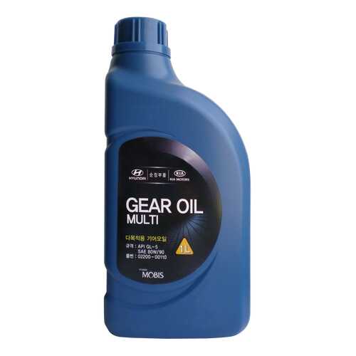 Трансмиссионное масло Hyundai-KIA Gear Oil Multi 80W90 1л 0220000110 в Роснефть