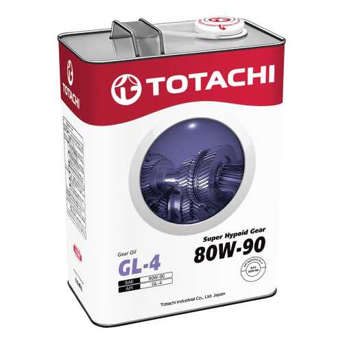 Трансмиссионное масло TOTACHI Super Hypoid Gear 80w90 4л 4562374691841 в Роснефть