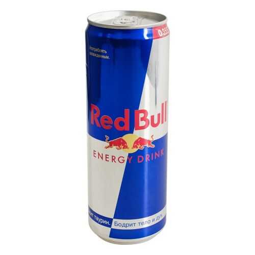 Напиток энергетический Red Bull жестяная банка 0.355 л в Роснефть