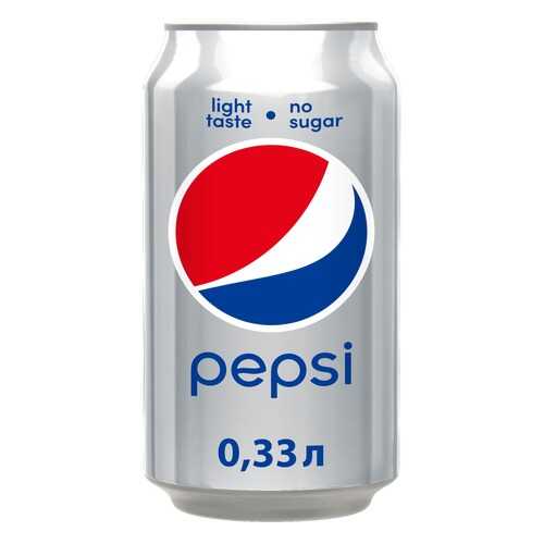 Напиток газированный Pepsi лайт жестяная банка 0.33 л в Роснефть